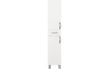 Woody Fashion Badschrank Selin Weiss 35 x 179 cm Spanplatte, Grundmaterial: Holz