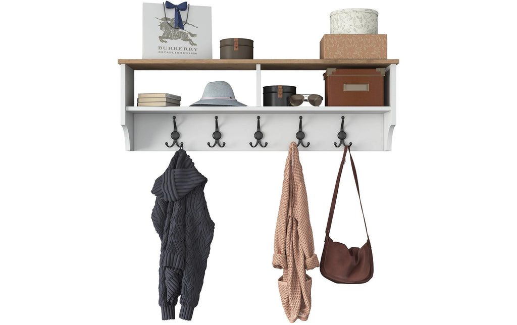 Woody Fashion Wandgarderobe P2 Weiss