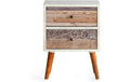 Woody Fashion Nachttisch Malmo MDF/Spanplatte/Holz/Melaminbeschichtet