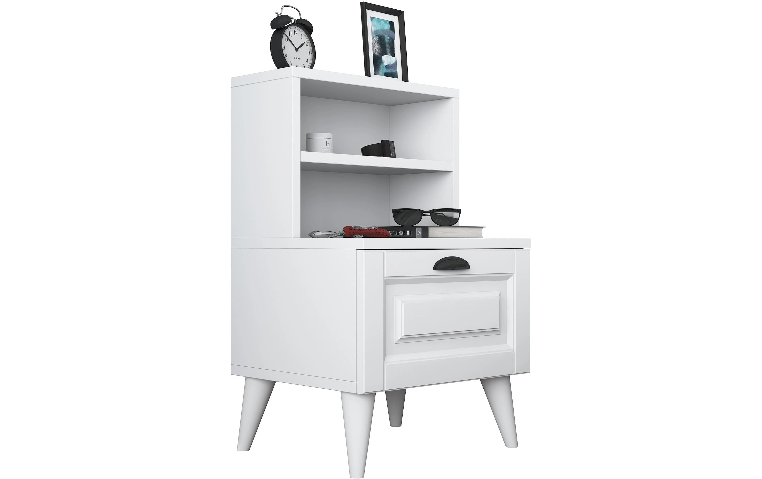 Woody Fashion Nachttisch Eliza MDF/Spanplatte/Holz/Melaminbeschichtet