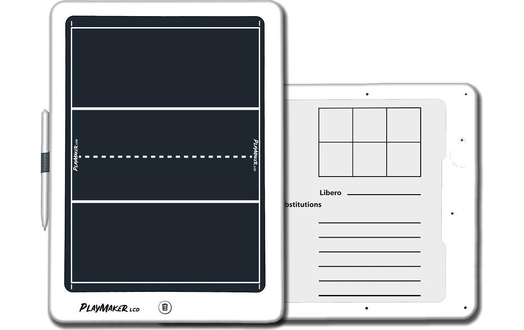 Playmaker Taktiktafel Volleyball LCD Kunststoff Weiß 30x40cm Sport & Freizeit > Freizeit > Zubehör Playmaker LCD