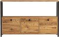 Woody Fashion Konsolentisch Nero v2