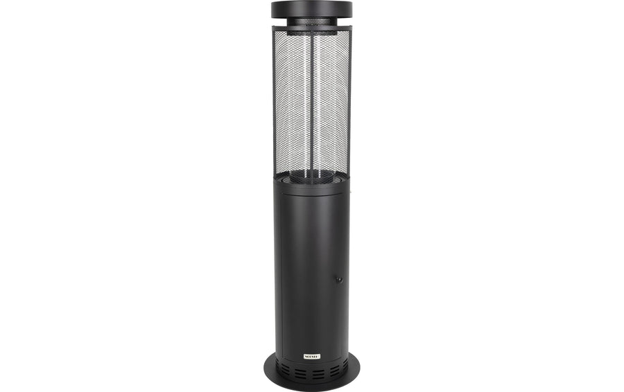 Samutu Pellet Heizstrahler Stahl mobil 150 cm Grills & Feuerstellen Nouvel