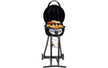 Trisa Elektrogrill BBQ Star 2in1 Holzkohle Elektrisch Schwarz Silber 60cm Grills & Feuerstellen Trisa