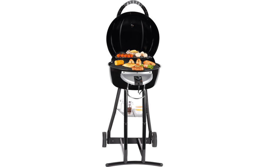Trisa Elektrogrill BBQ Star 2in1 Holzkohle Elektrisch Schwarz Silber 60cm Grills & Feuerstellen Trisa