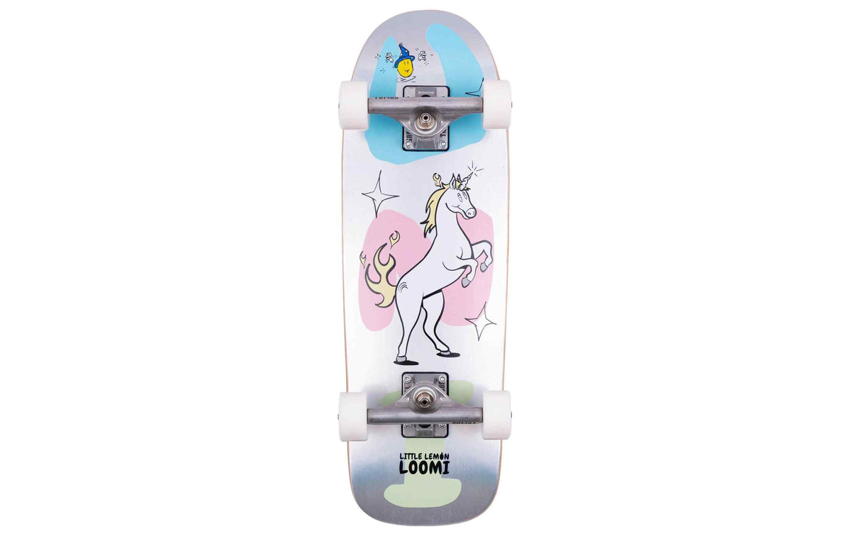 Loomi Boards Skateboard Corkgrip Unicorn 24.75