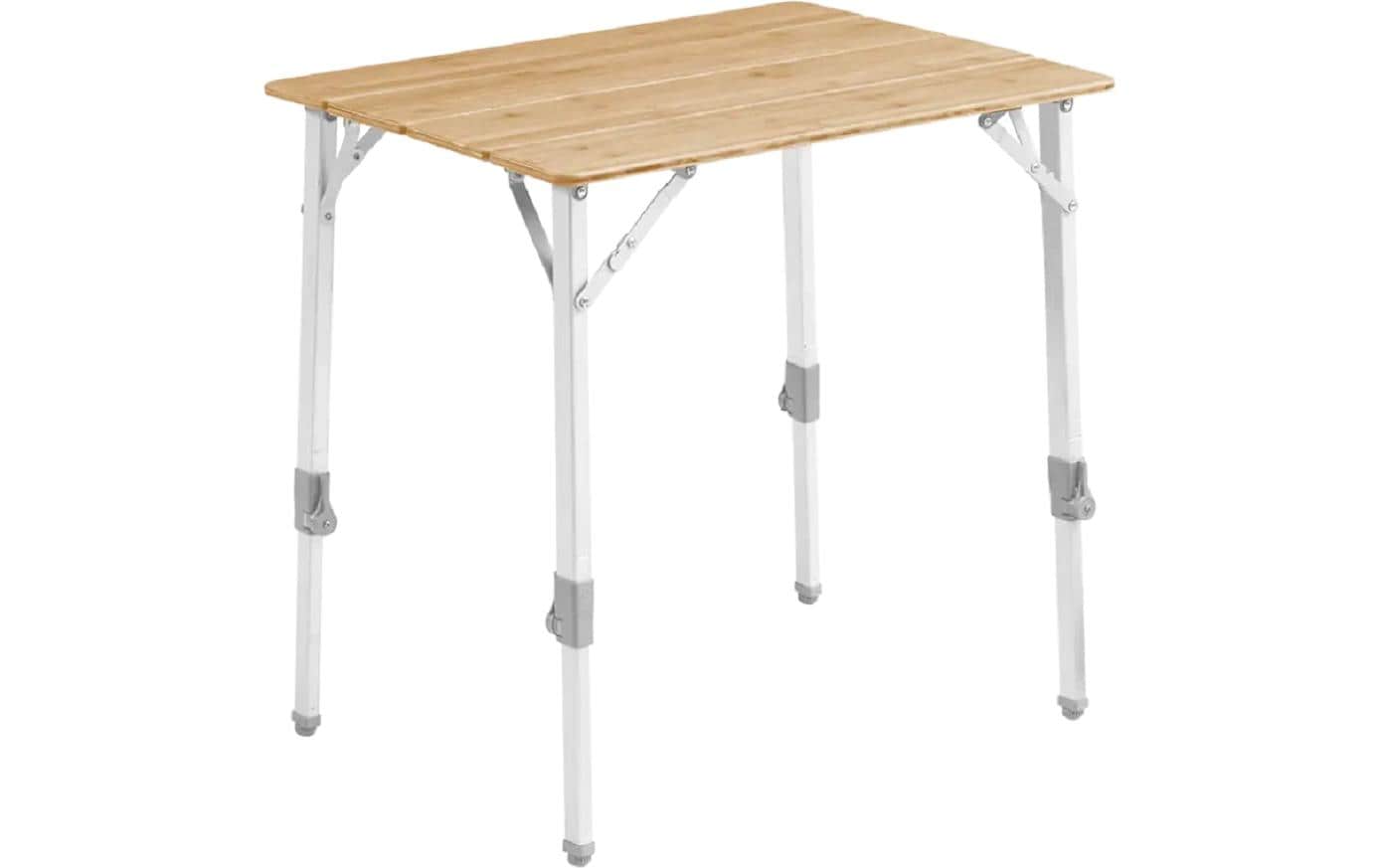 Outwell Campingtisch Custer S Aluminium und Bambus 90x60 cm Garten & Outdoor > Gartenmöbel > Gartentische Outwell