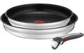 Tefal Pfannenset Pfannen-Set Jamie Oliver Ingenio On 3-teilig 28 cm Edelstahl