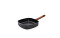 Woll Bratpfanne Eco Logic QXR Viereckig mit abnehmbarem Griff 24 cm Aluminium