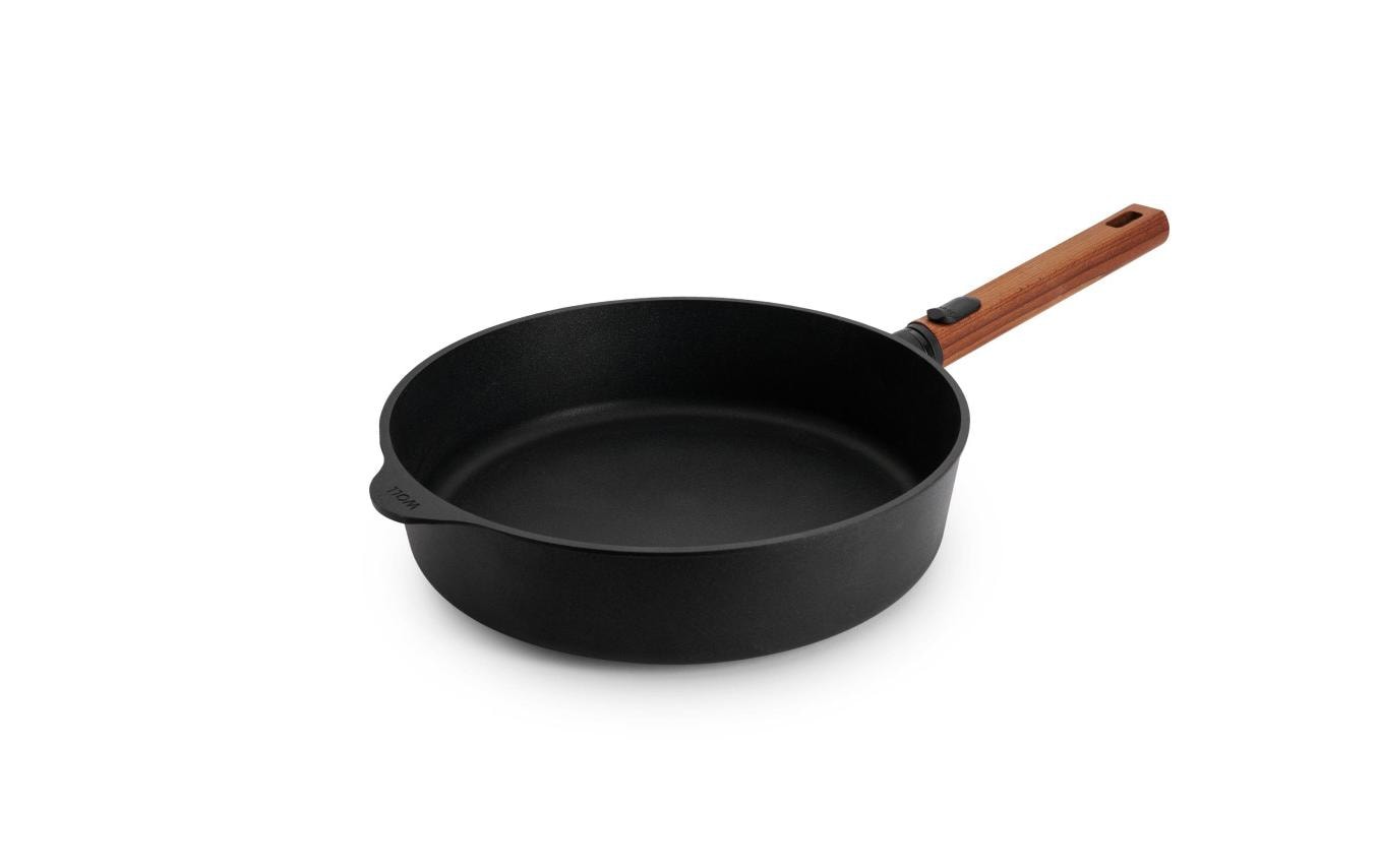 Woll Bratpfanne Eco Logic QXR Hochrand mit abnehmbarem Griff 28 cm Aluminium Modell 50.1728WLCI-Q