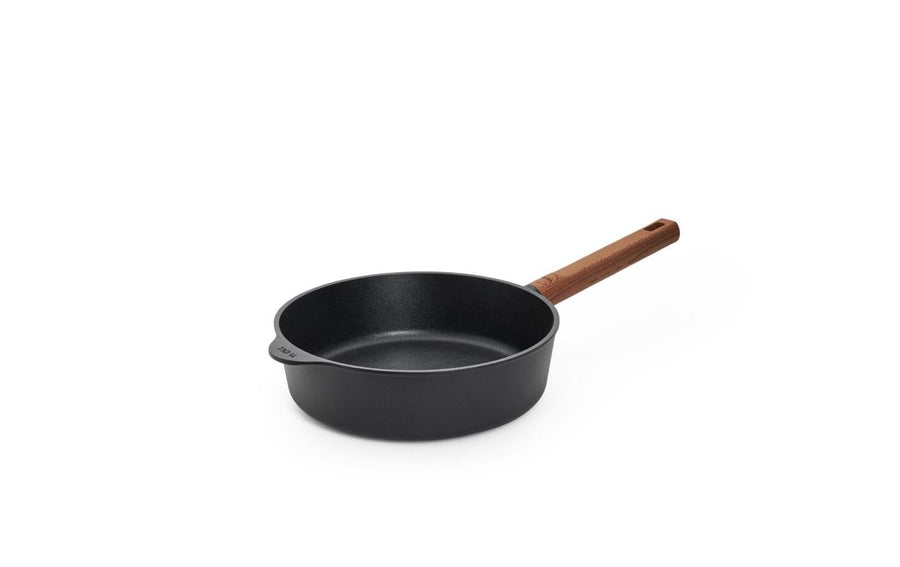 Woll Bratpfanne Eco Logic QXR Hochrand mit abnehmbarem Griff 24 cm Aluminium Modell 50.724WLCI-Q