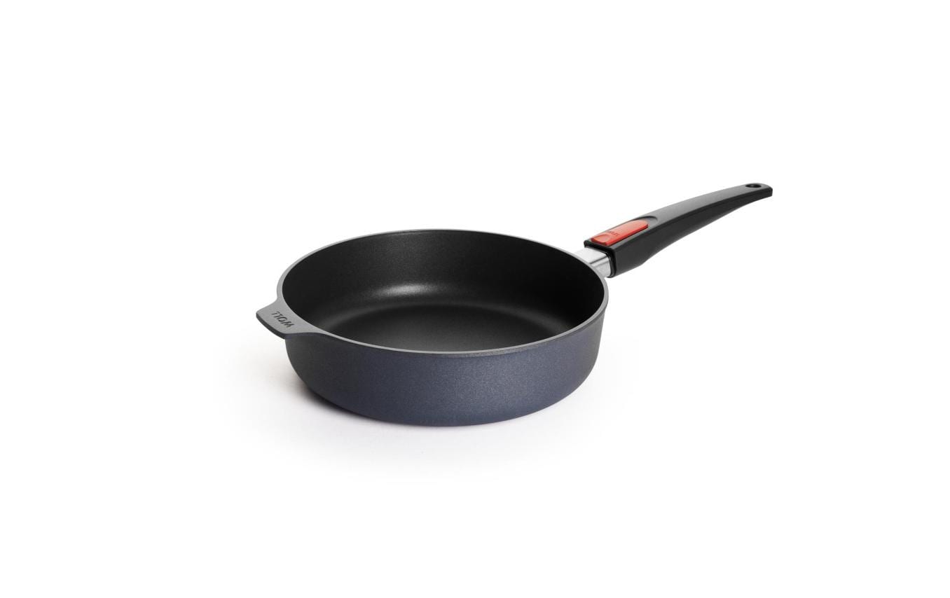 Woll Bratpfanne Diamond Lite Hochrand mit abnehmbarem Griff 24 cm Aluminium