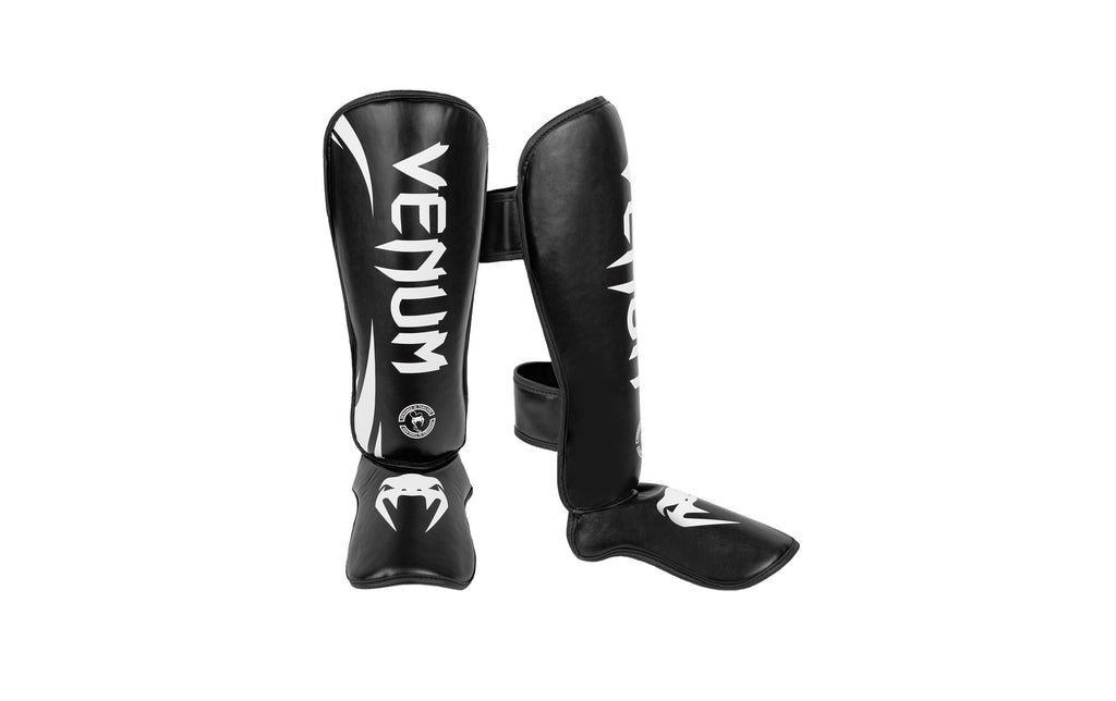 Venum Challenger Standup Shin Guards Weiss/Schwarz, M