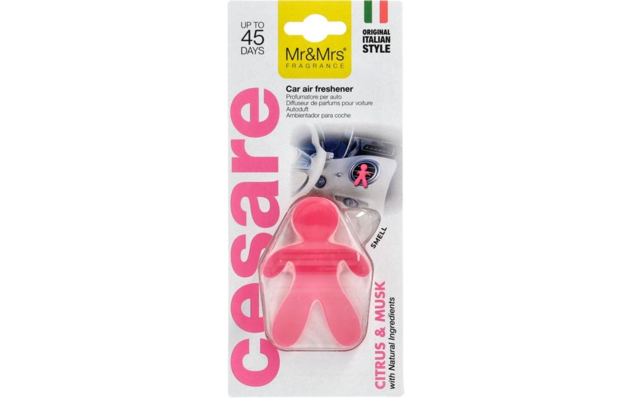 Mr&Mrs Cesare Auto-Duftdose Fucsia Citrus and Musk