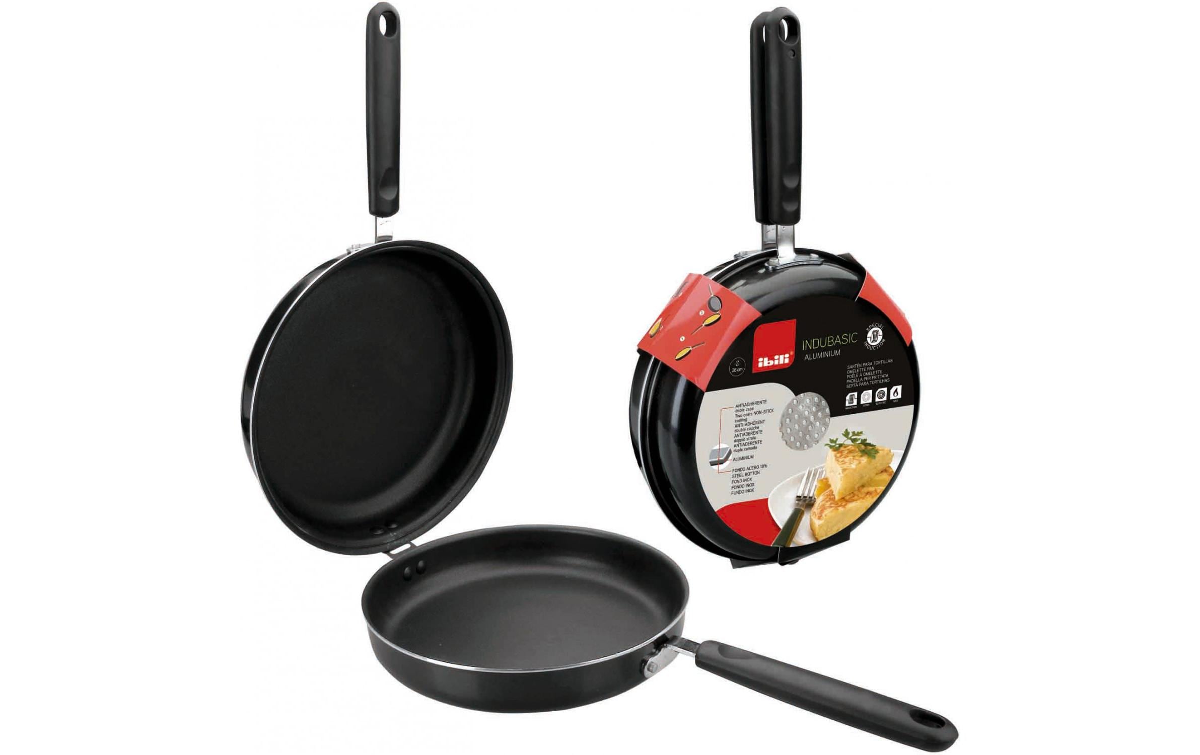 Ibili Crêpepfanne Tortillapfanne Indubasic 28 cm Edelstahl
