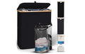 Hennez Wäschekorb Adrian 140L Schwarz 67x57x38cm, Mit Deckel Waschbarer Innensack