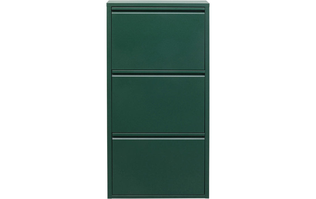 Kare Schuhschrank Caruso 3er Grün