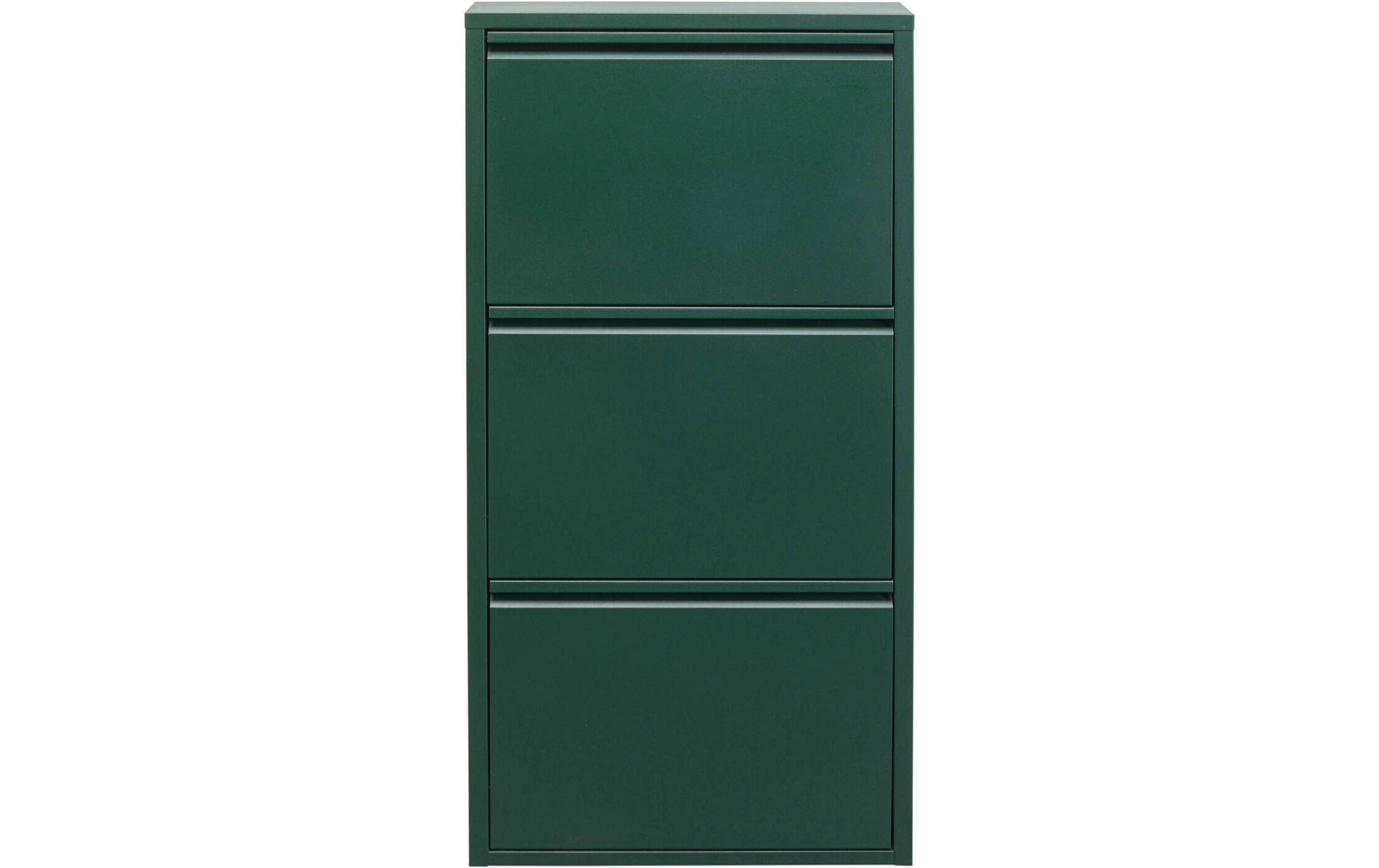 Kare Schuhschrank Caruso 3er Grün