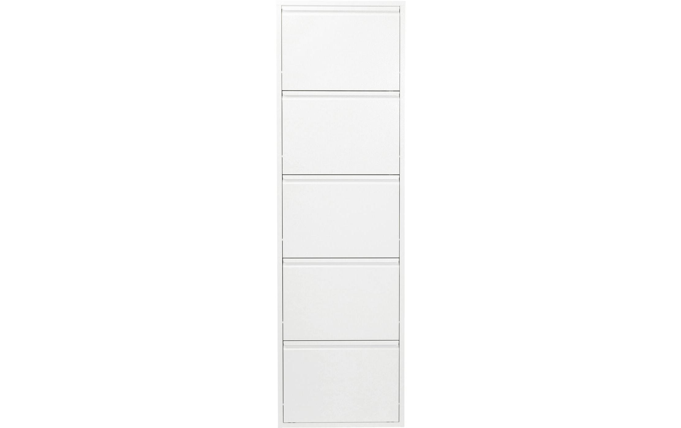 Kare Schuhschrank Caruso Weiss