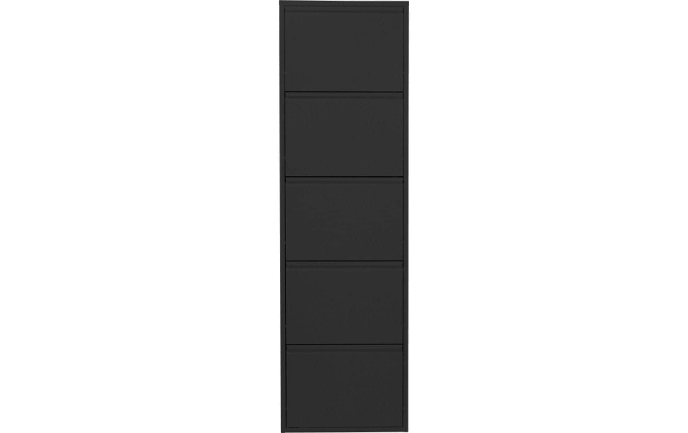 Kare Schuhschrank Caruso Schwarz
