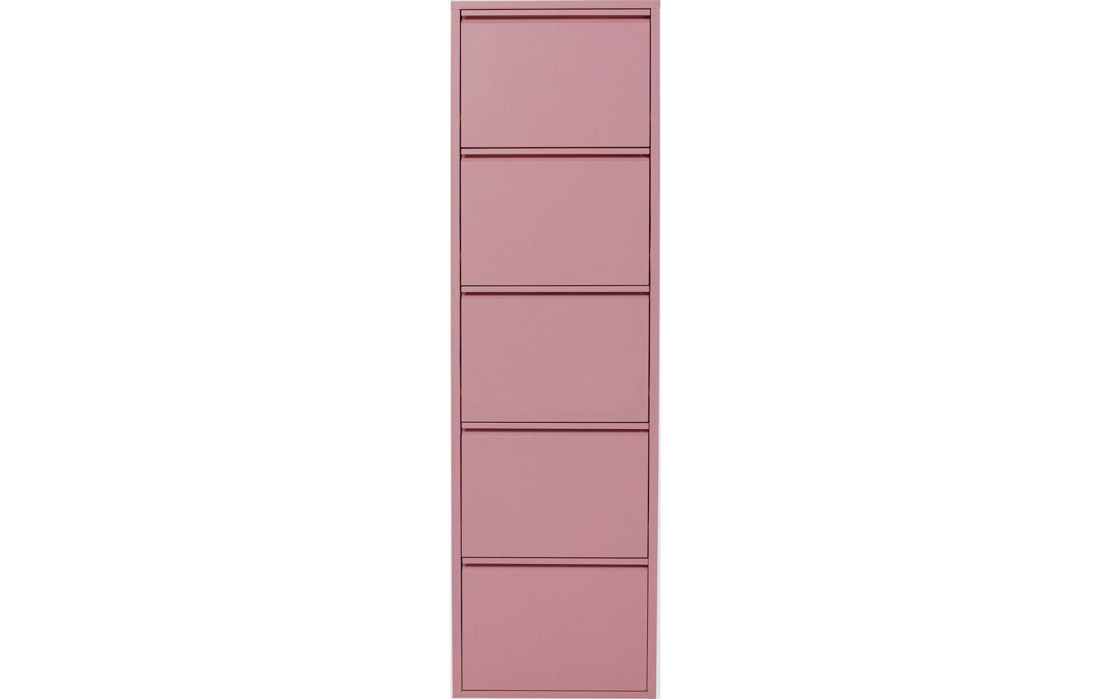 Kare Schuhschrank Caruso Rosa