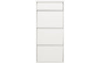 Kare Schuhschrank Caruso 3 plus 1 Weiss