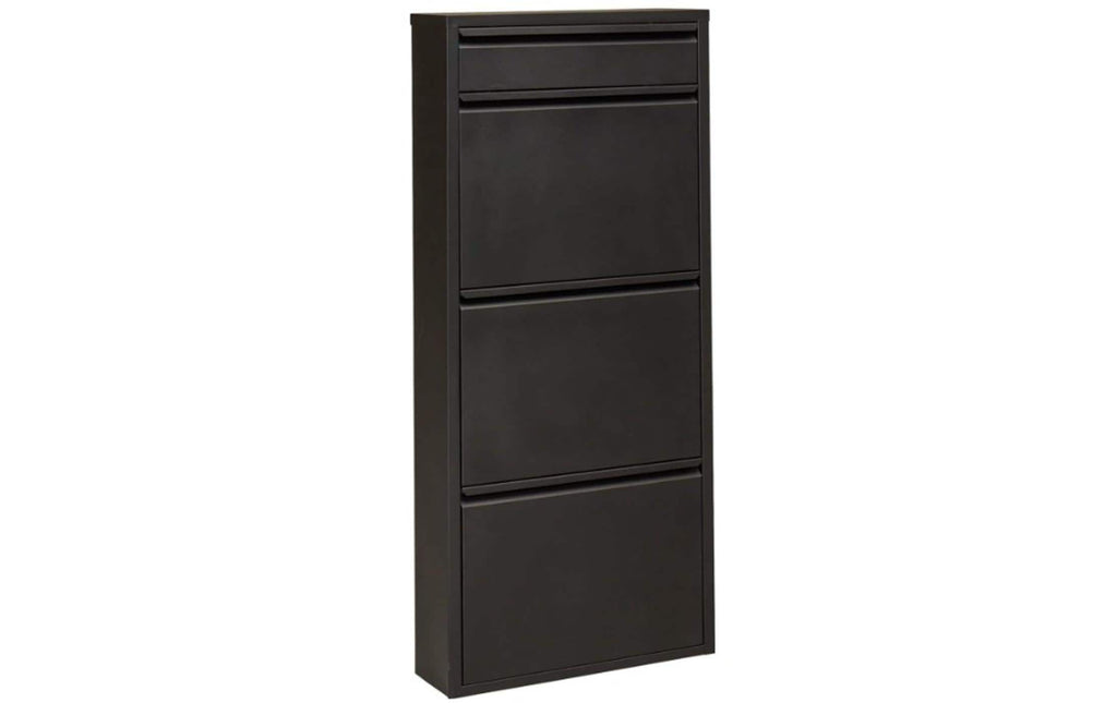 Kare Schuhschrank Caruso 3 plus 1 Schwarz