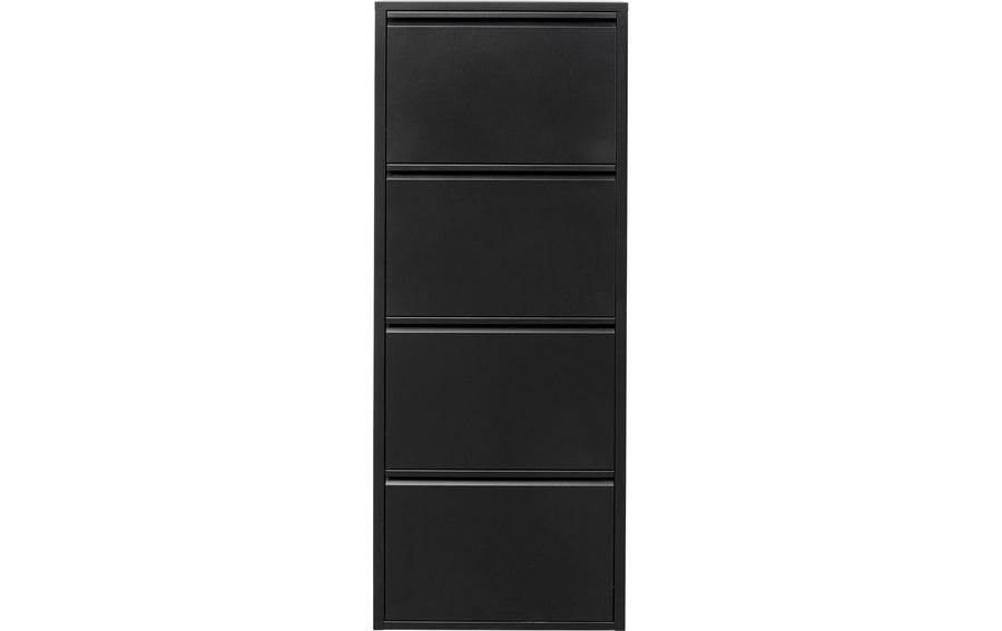 Kare Schuhschrank Caruso 4er Schwarz