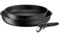 Tefal Pfannenset Pfannen-Set Ingenio Black Stone 28 cm Aluminium