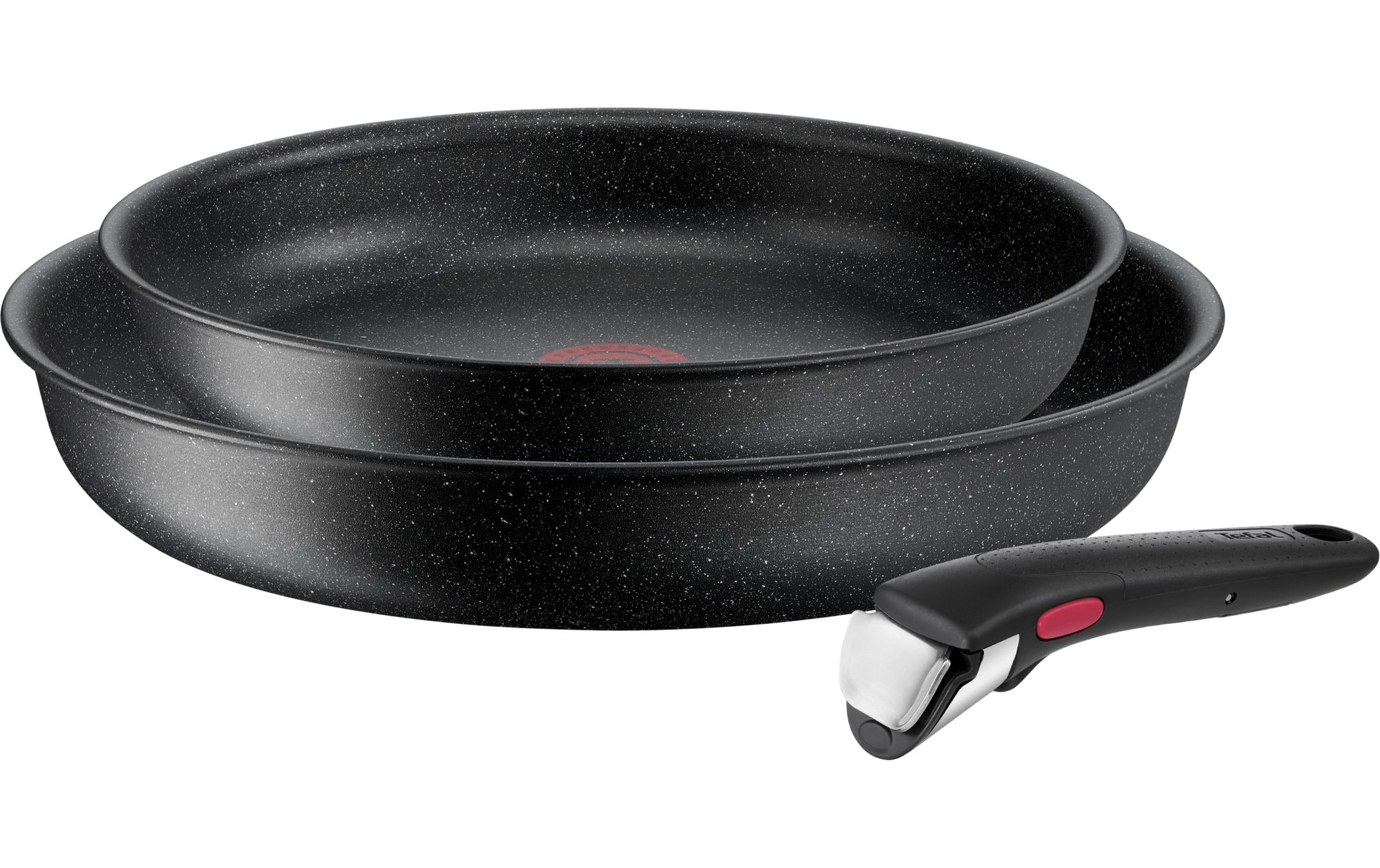 Tefal Pfannenset Pfannen-Set Ingenio Black Stone 28 cm Aluminium