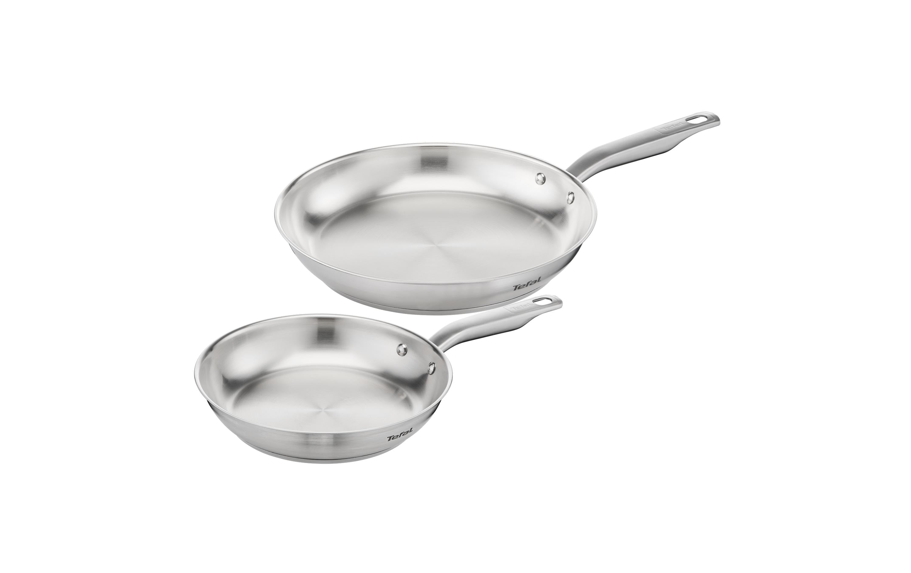 Tefal Pfannenset Pfannen-Set Virtuoso 28 cm Edelstahl