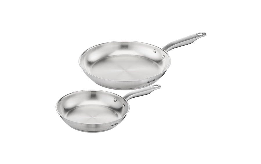 Tefal Pfannenset Pfannen-Set Virtuoso 28 cm Edelstahl