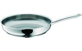 WMF Edelstahl-Bratpfanne Profi, 24 cm, mit langem Griff und flachem Pfannenboden