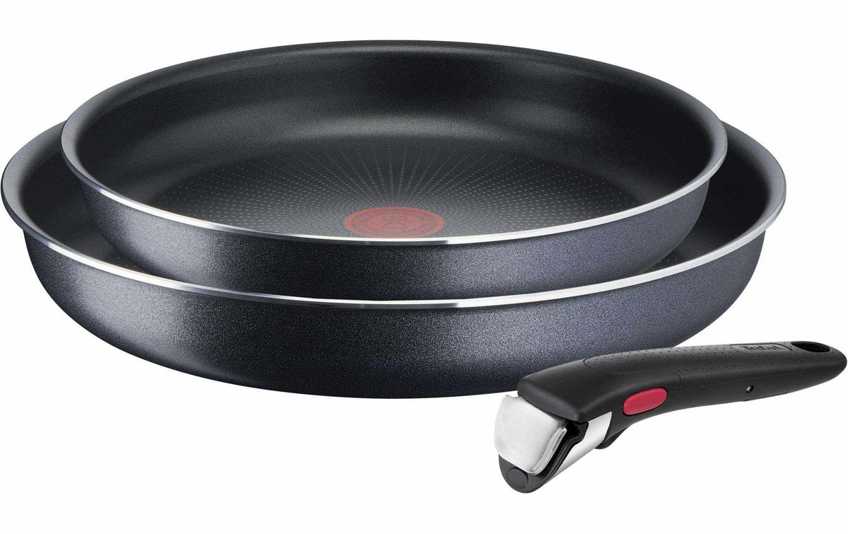 Tefal Ingenio XL Force Pfannenset mit zwei beschichteten Pfannen und abnehmbarem Griff
