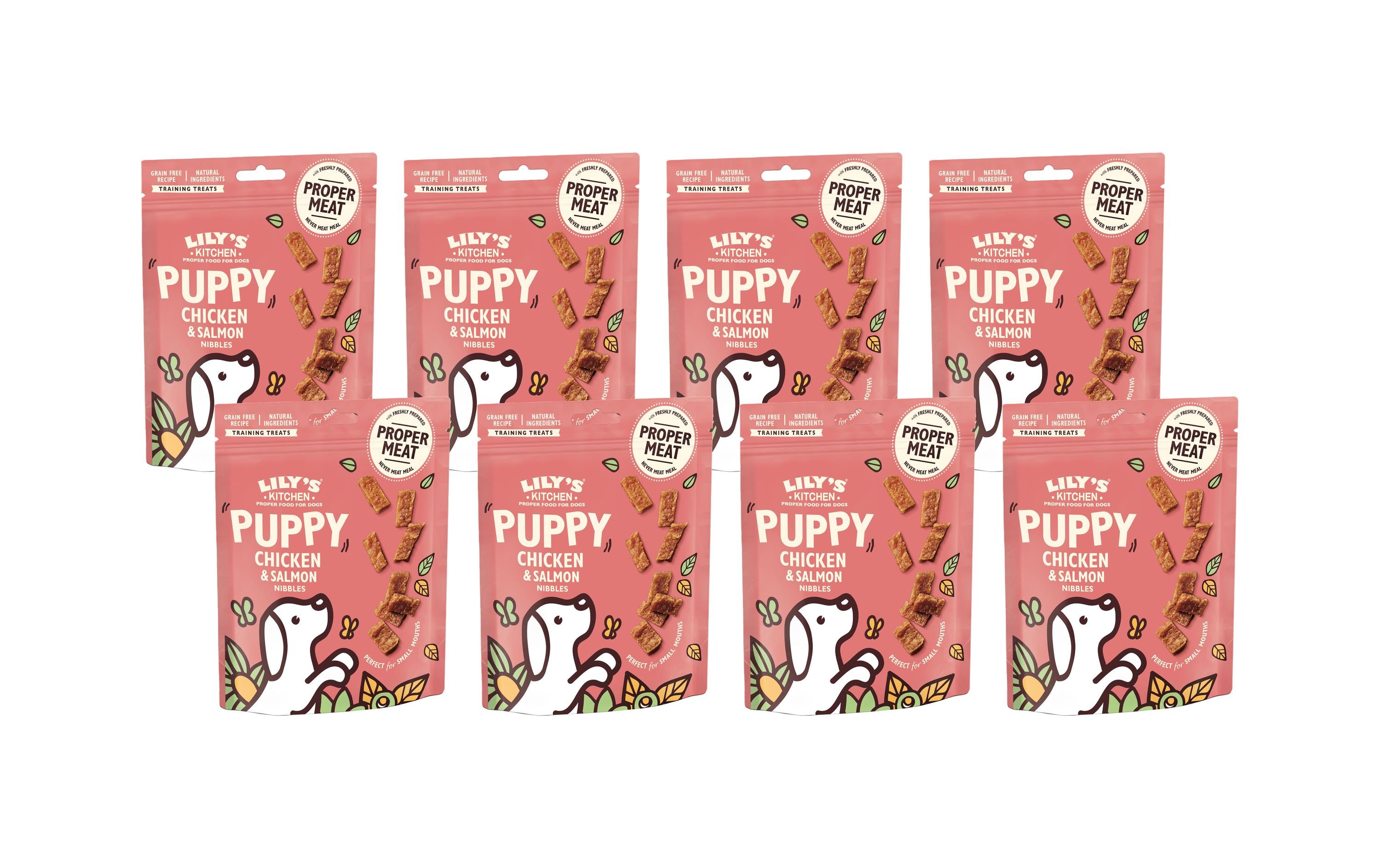 Lilys Kitchen Snack Puppy Huhn & Lachs, 8 x 70 g