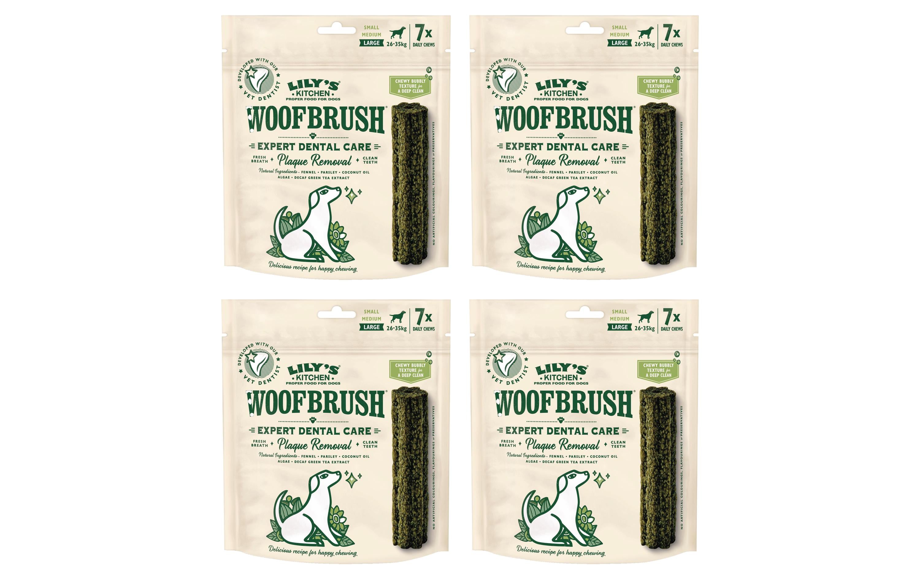 Lilys Kitchen Kaustange Woofbrush Dental L 4 x 50 g