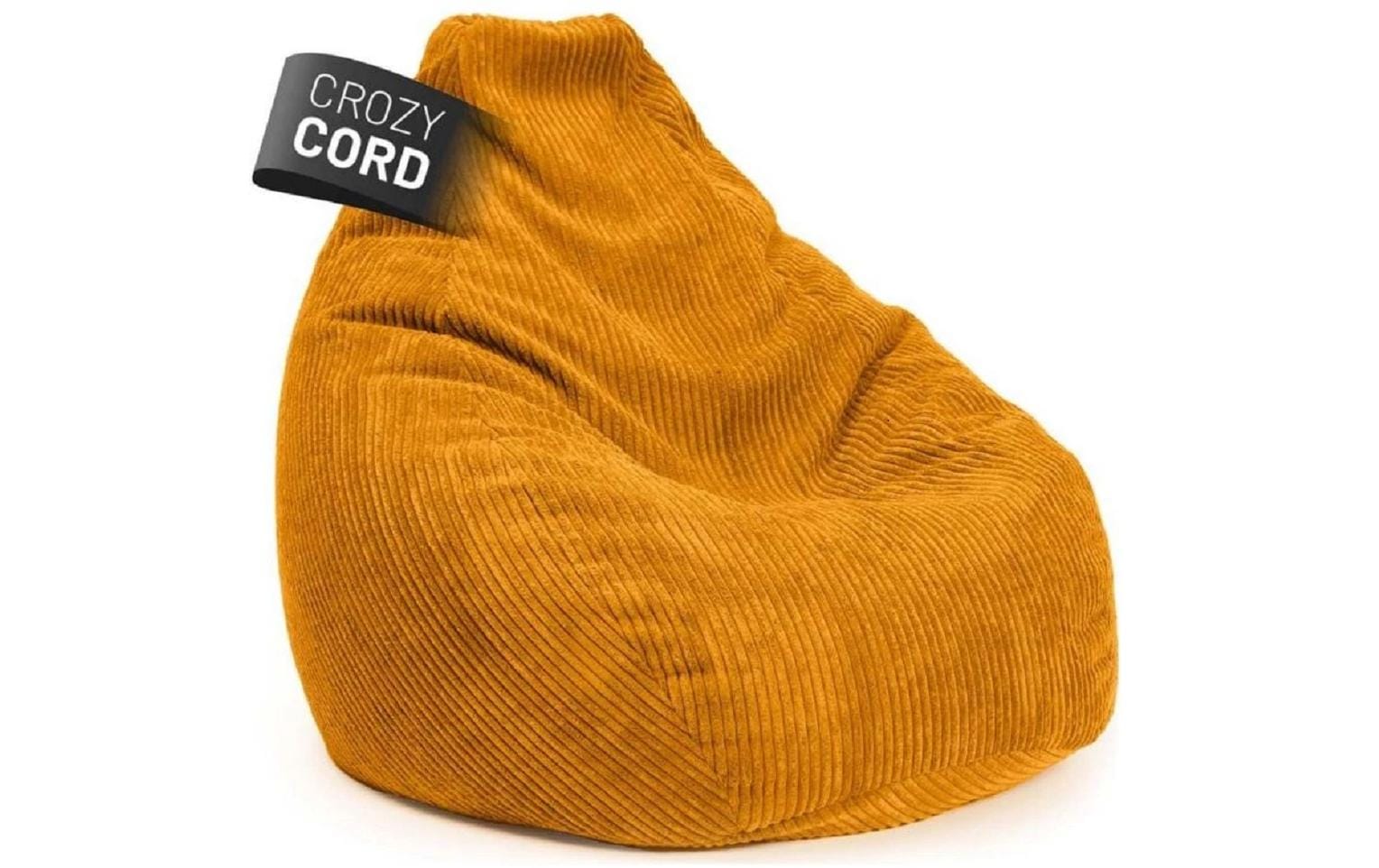 Lumaland Sitzsack GIANT Cord , Senfgelb