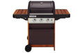 Woody LD Gasgrill 3 Brenner Gasgrill braun kompakt Grills & Feuerstellen Campingaz