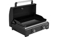 Plancha Onyx Kochplatte Schwarz Stahl mit 2 Brennern Grills & Feuerstellen Campingaz