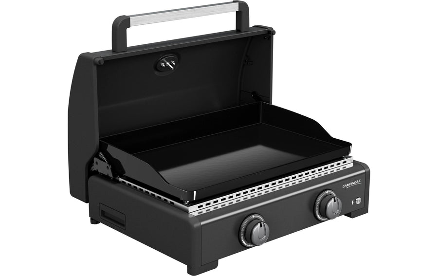 Plancha Onyx Kochplatte Schwarz Stahl mit 2 Brennern Grills & Feuerstellen Campingaz