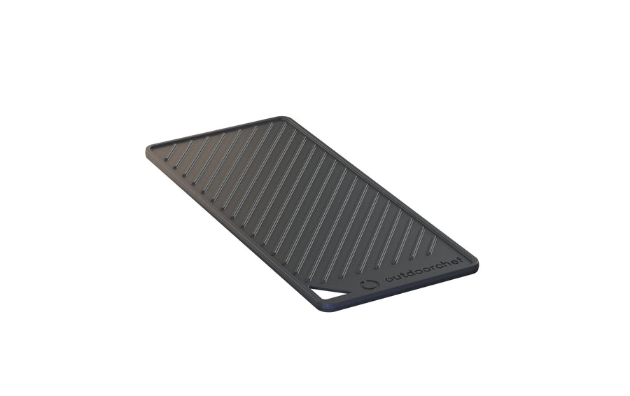 Gusseisen Grillplatte Heat Eckig für Gasgrills Grills & Feuerstellen Outdoorchef