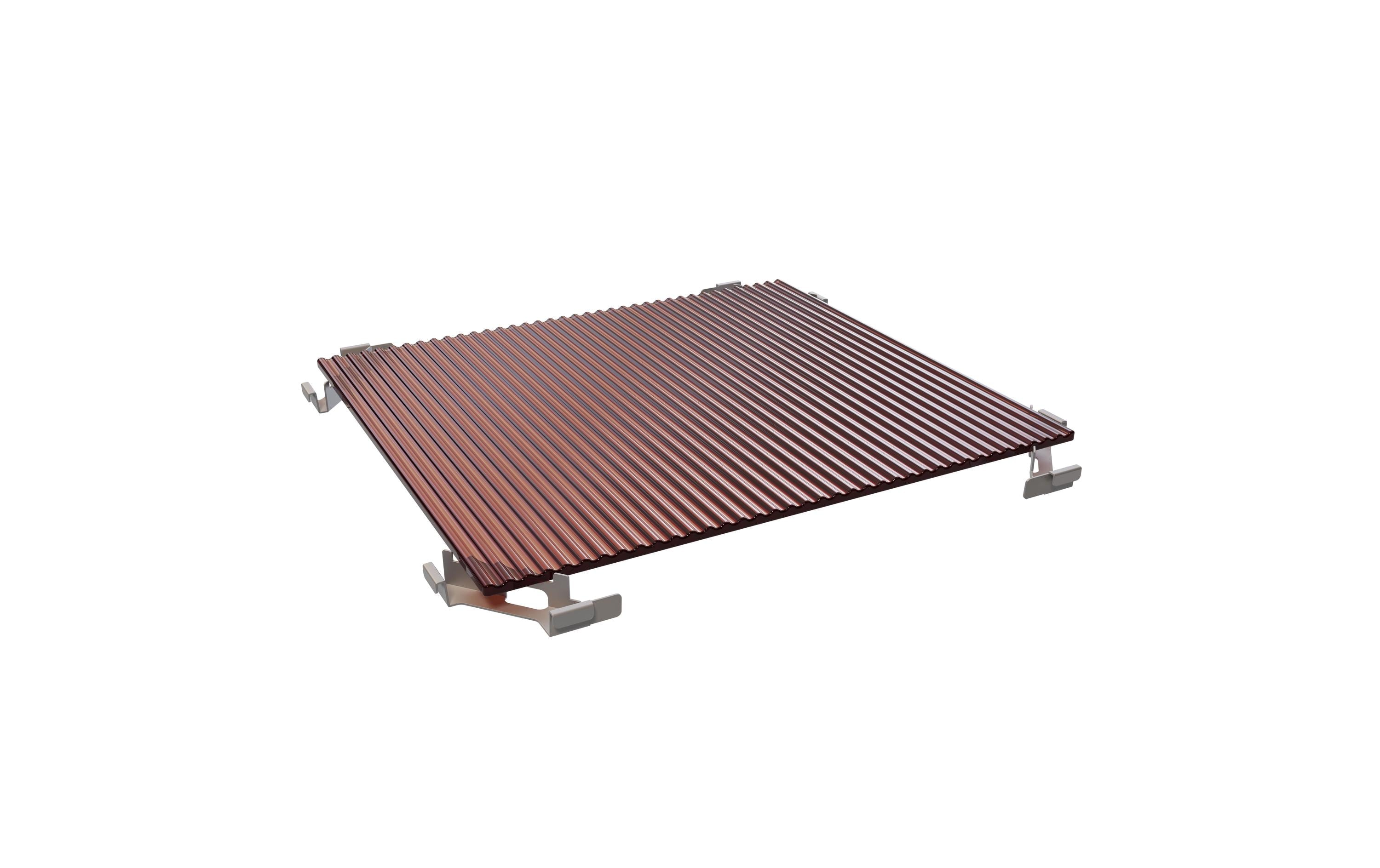 Blazinglas Grillplatte eckig aus robustem Material zum Braten Grills & Feuerstellen Outdoorchef