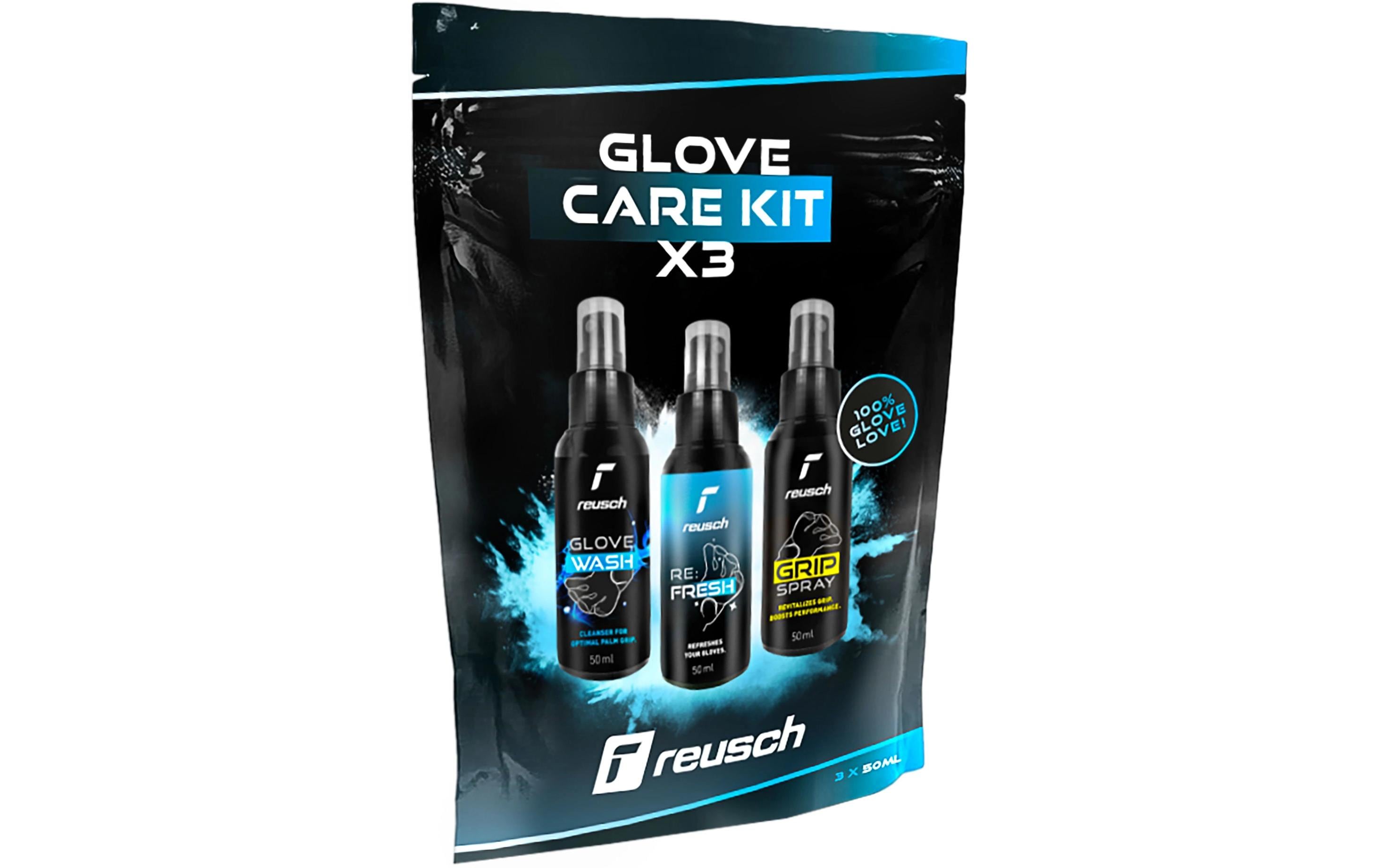 Reusch Handschuh Pflegekit 3x50ml - Pflegeformel für Sporthandschuhe Sport & Freizeit > Freizeit > Zubehör reusch