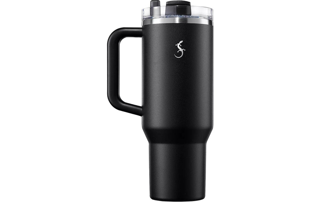 Lurch Thermobecher Big Cup, 1.2 Liter Schwarz, 8h warm/12h kalt, auslaufsicher