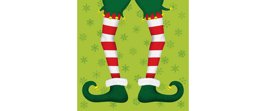 Braun + Company Weihnachtsservietten Jack the Elf Mehrfarbig, 20 Stück
