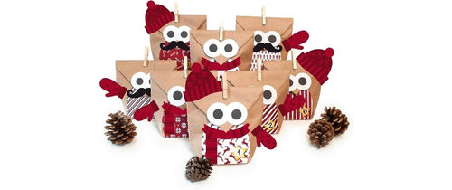 Pajoma Bastelset Christmas Owl Red, 24 Tüten