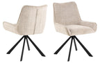 AC Design Stuhl Eddie 2 Stück, Beige