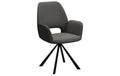 AC Design Stuhl Graham 2 Stück, Dunkelgrau