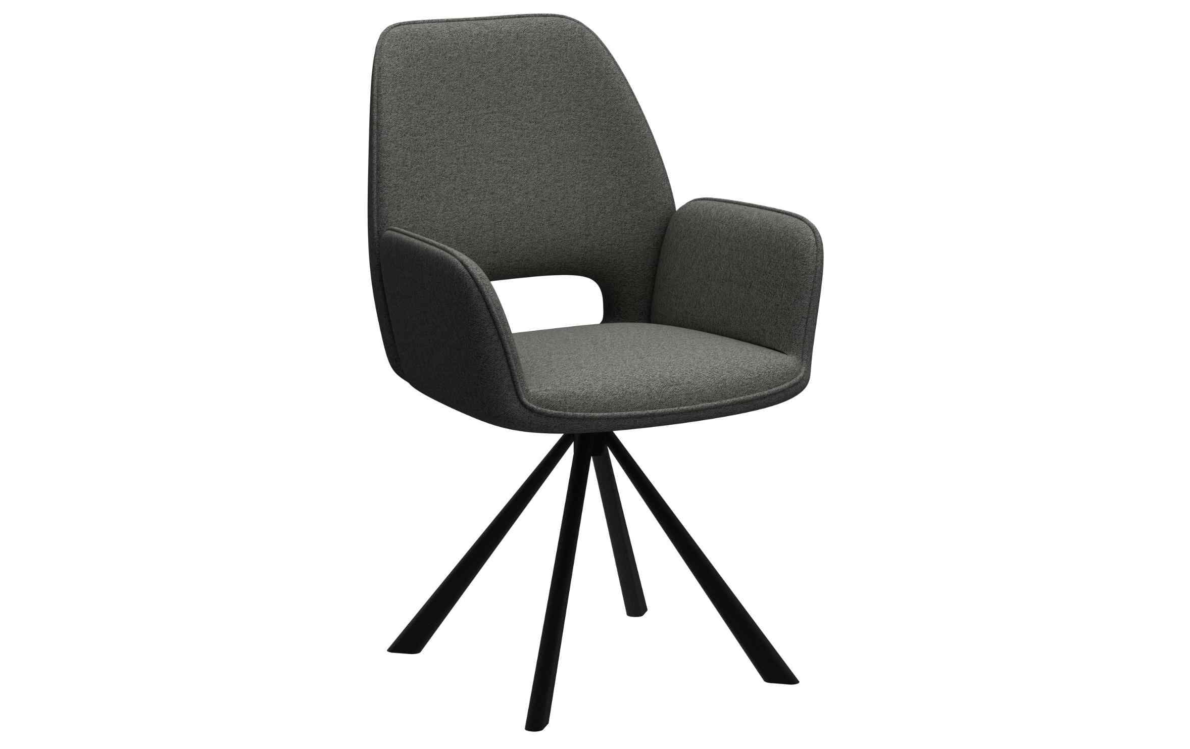 AC Design Esszimmerstuhl Graham 2 Stück Dunkelgrau