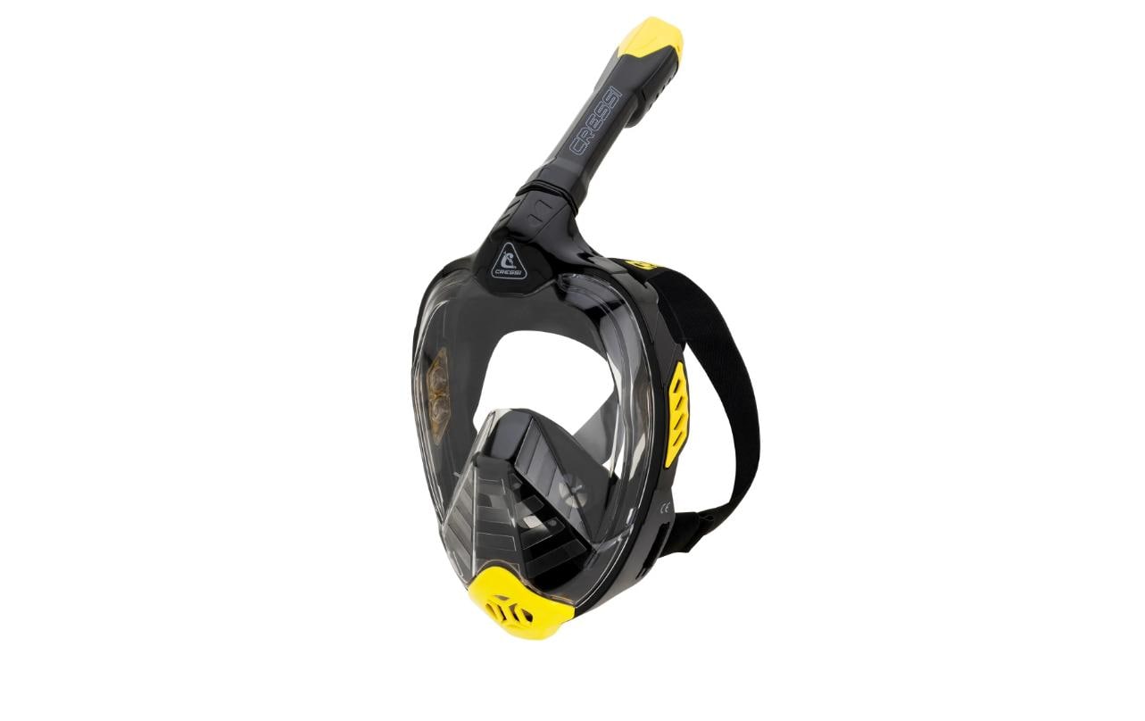 CRESSI Full Face Mask Bali Schwarz/Gelb L/XL